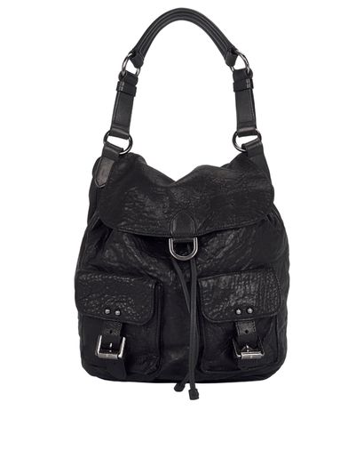 Leah Drawstring Shoulder Bag, front view